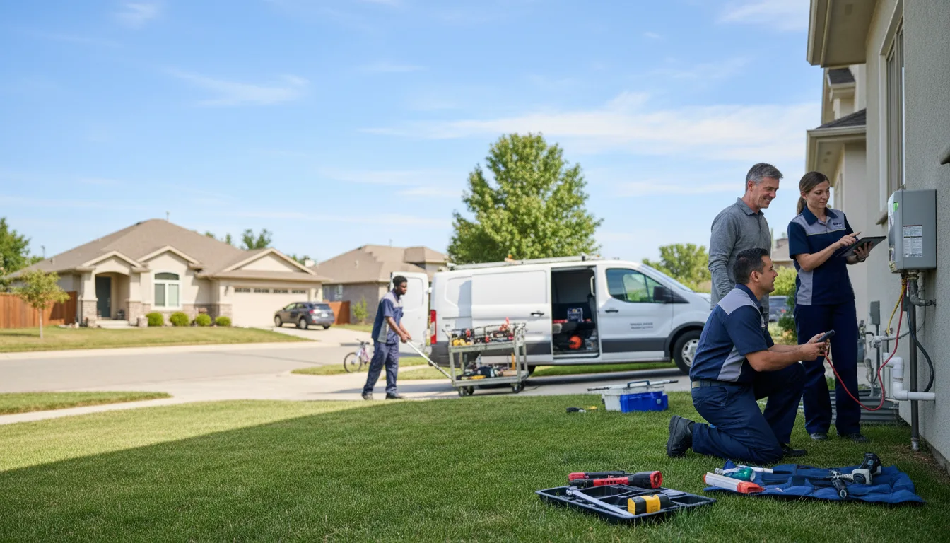 Tankless water heater service in Dewitt, IL